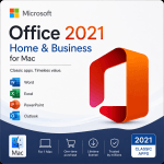 Microsoft Office 2021 Home & Business for Mac (Email Bind Key)
