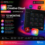 Adobe Creative Cloud Standard – Enterprise Plan | 12 Months (Dedicated Account)