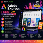 Adobe Express Premium – 12 Months | Activation on Your Email