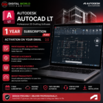 Autodesk Autocad Full / AutoCAD LT – 1 Year Subscription Flex (Activation on Your Email)