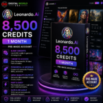 Leonardo AI – 8,500 Credits | 1 Month (Pre-Made Account)