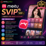 Meitu SVIP (VIP+) – 1 Month Pre-Made Account | 1 Device