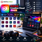 Adobe Creative Cloud Pro – 12 Months | All Apps | 4,000 AI Credits/Month | Full Warranty